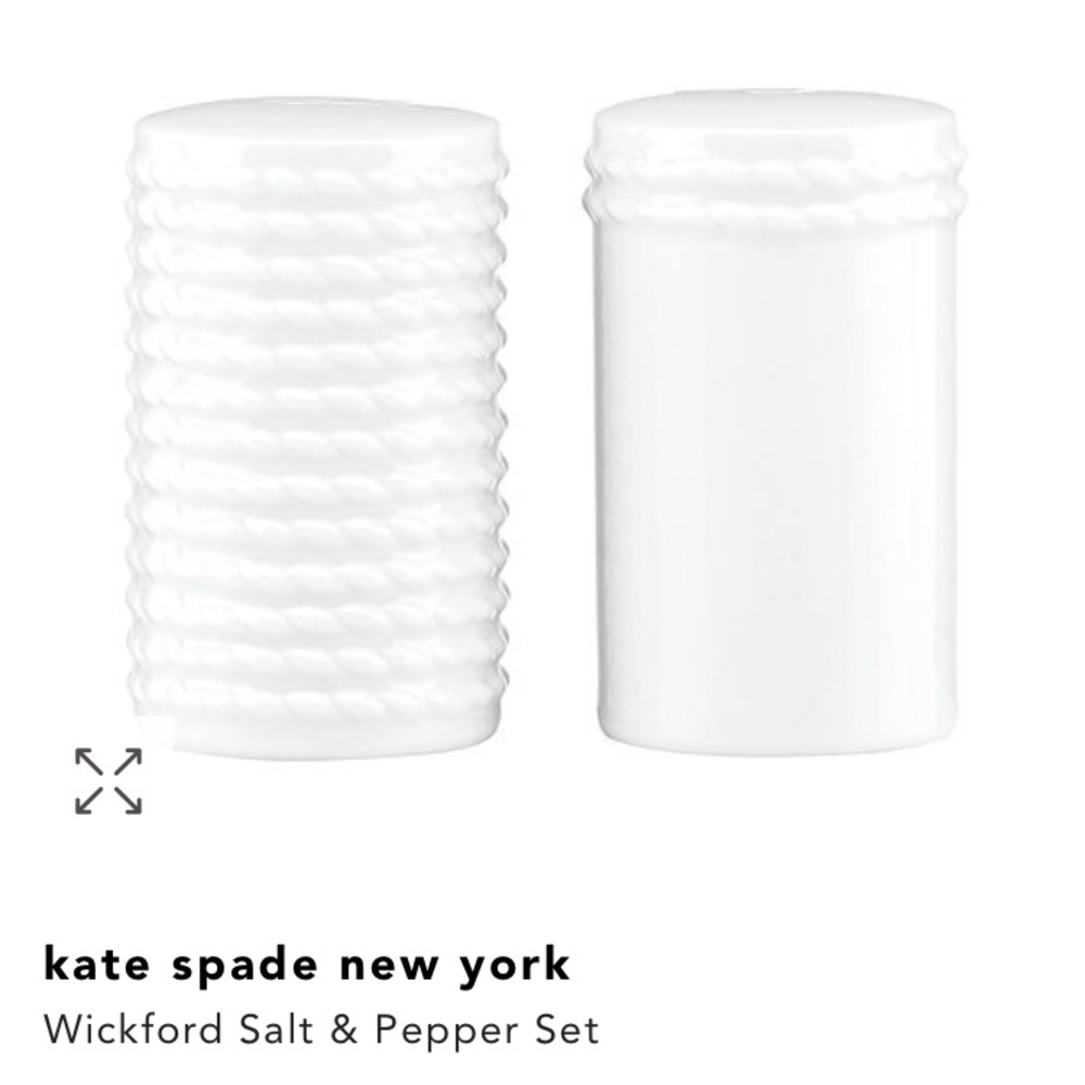 Kate Spade wickford salt and pepper shakers